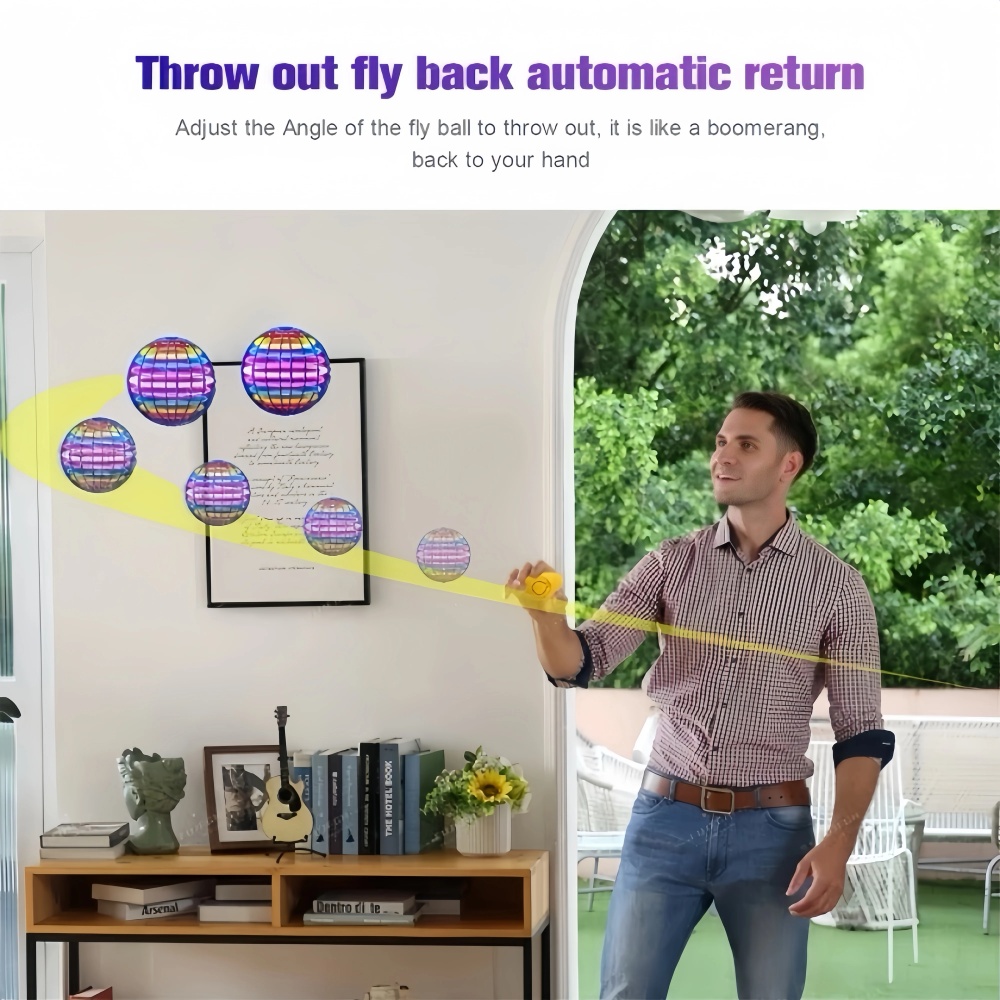Flying Orb Boomerang Ball LED  - Rc Helicopter Charger review and price