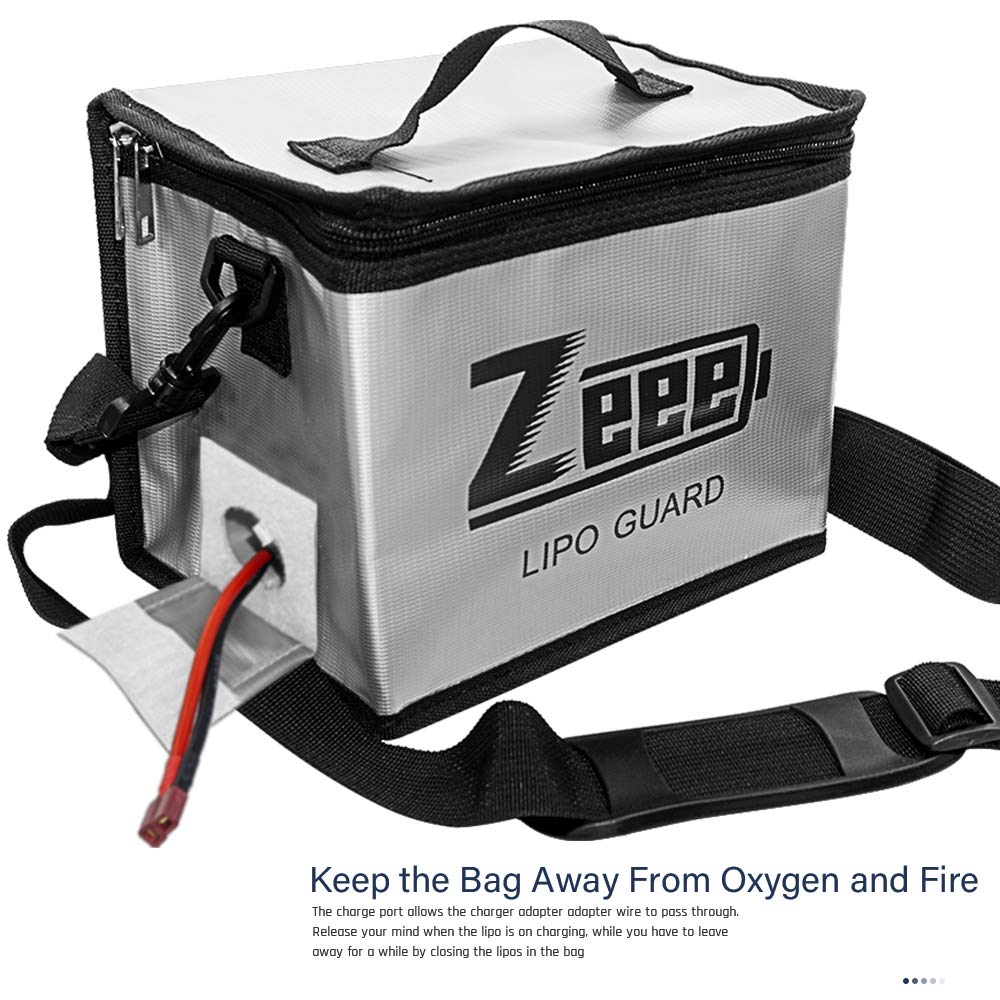 Zeee Lipo Battery Safe Bag 215 - Rc Helicopter Bag review and price