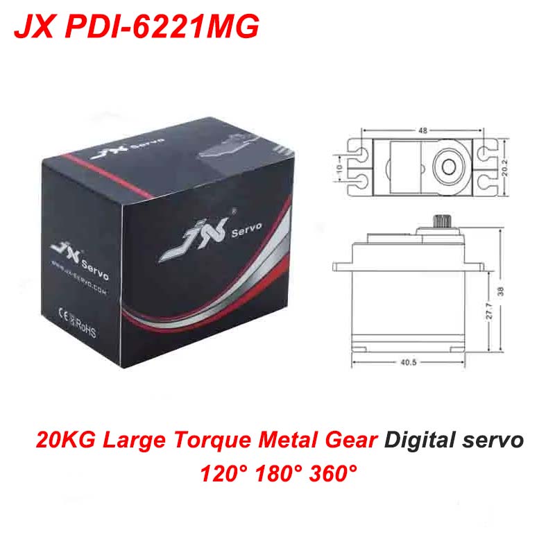 JX PDI-6221MG 20KG Large Torqu - Rc Helicopter Large review and price