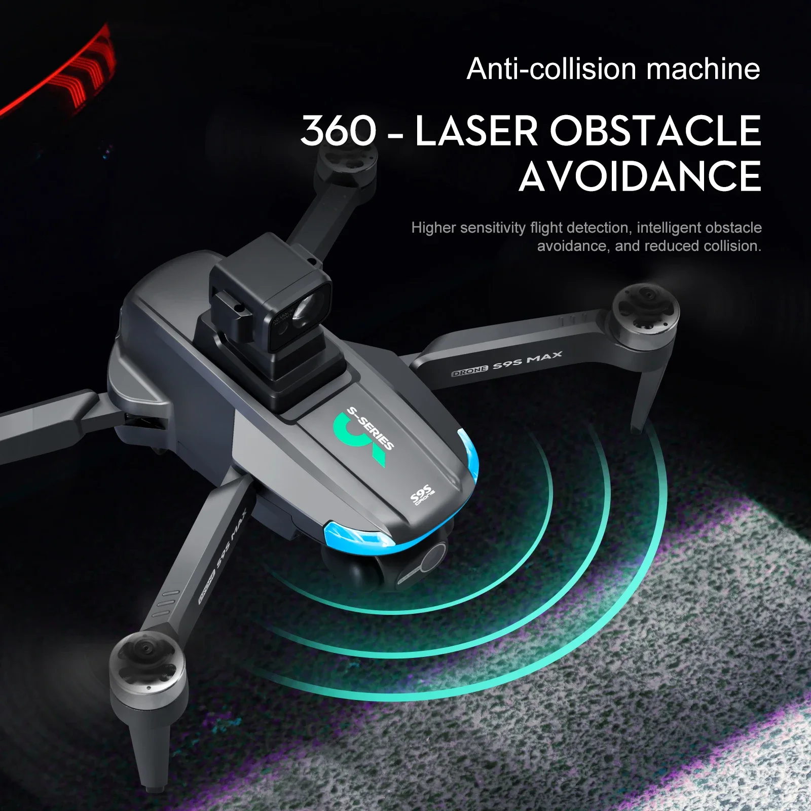 NEW S9S MAX MINI Drone 4K 2-Ax - Rc Helicopter Case review and price