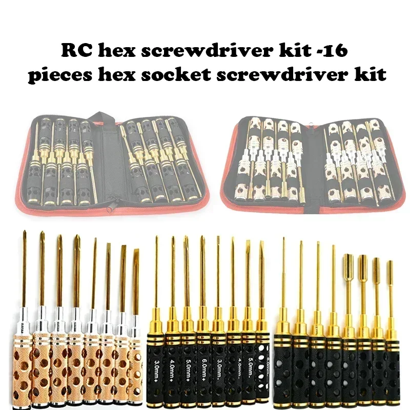RC Hex Driver Set - 16pcs Hex  - Rc Helicopter Tool Kit review and price