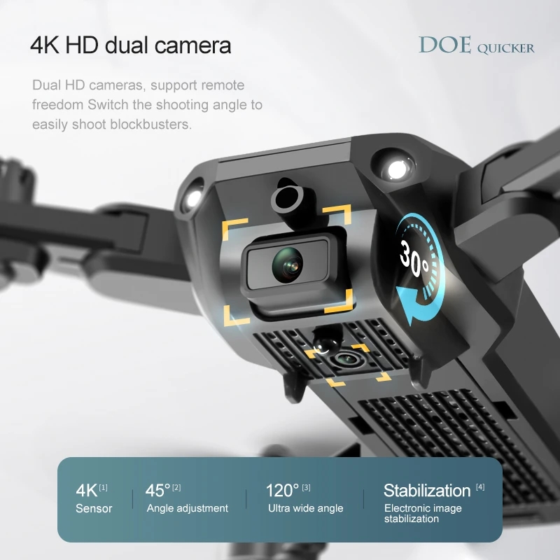 New 4DRC V23 Mini Drone 4K Pro - Rc Helicopter Electric review and price